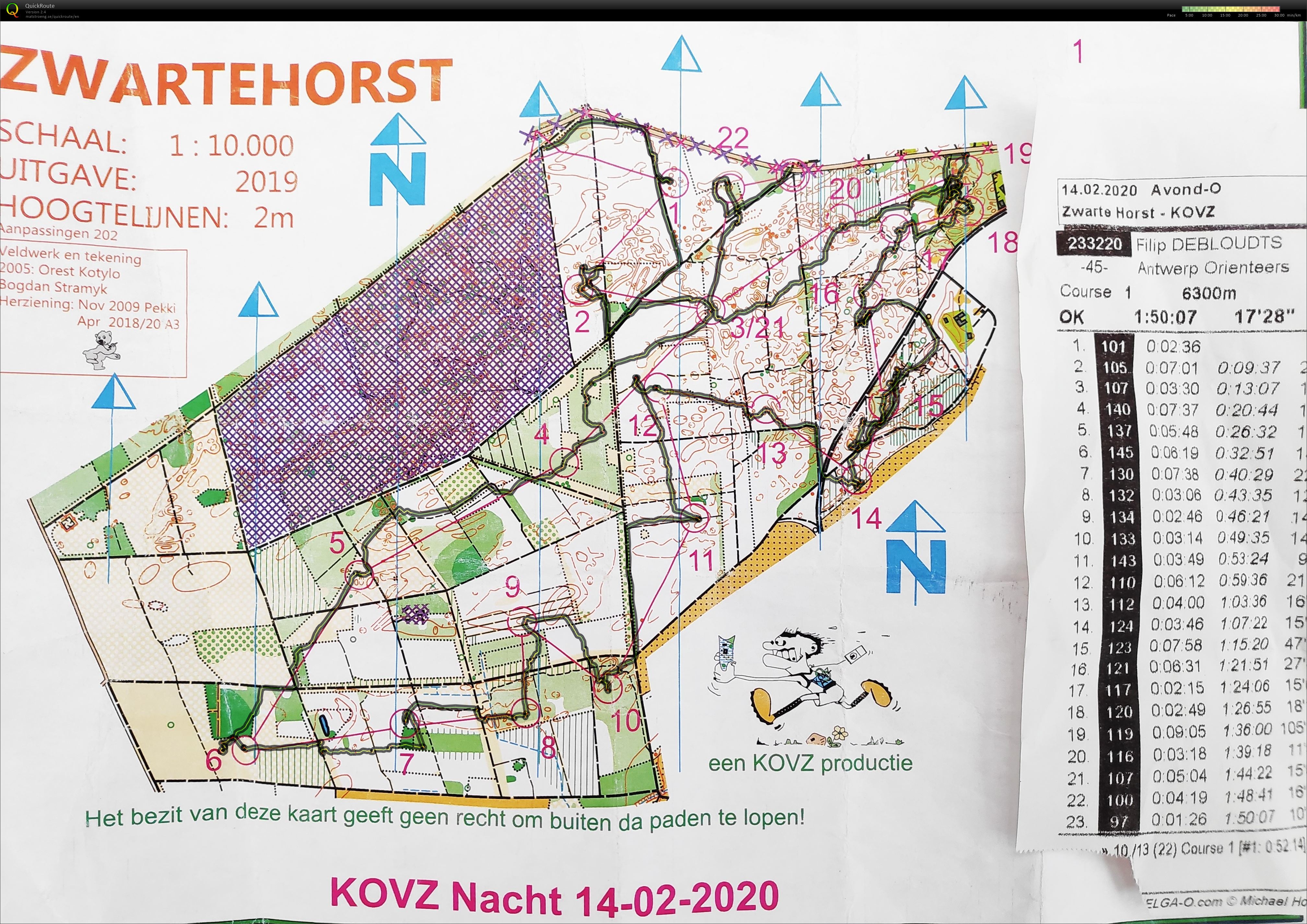 Avond-O Zwarte Horst (2020-02-14)