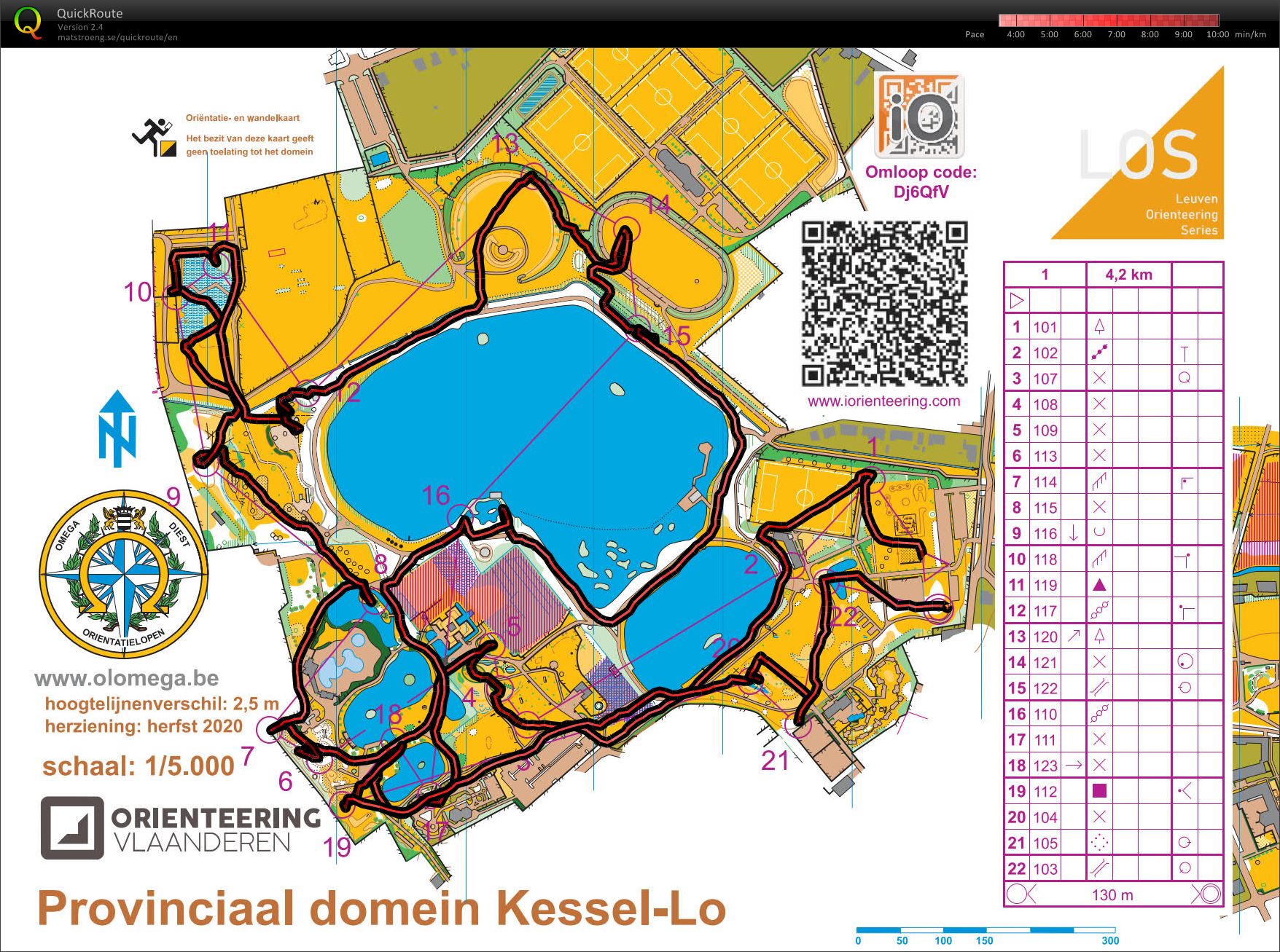 IOrienteering Kessel-Lo Lang (02-01-2021)