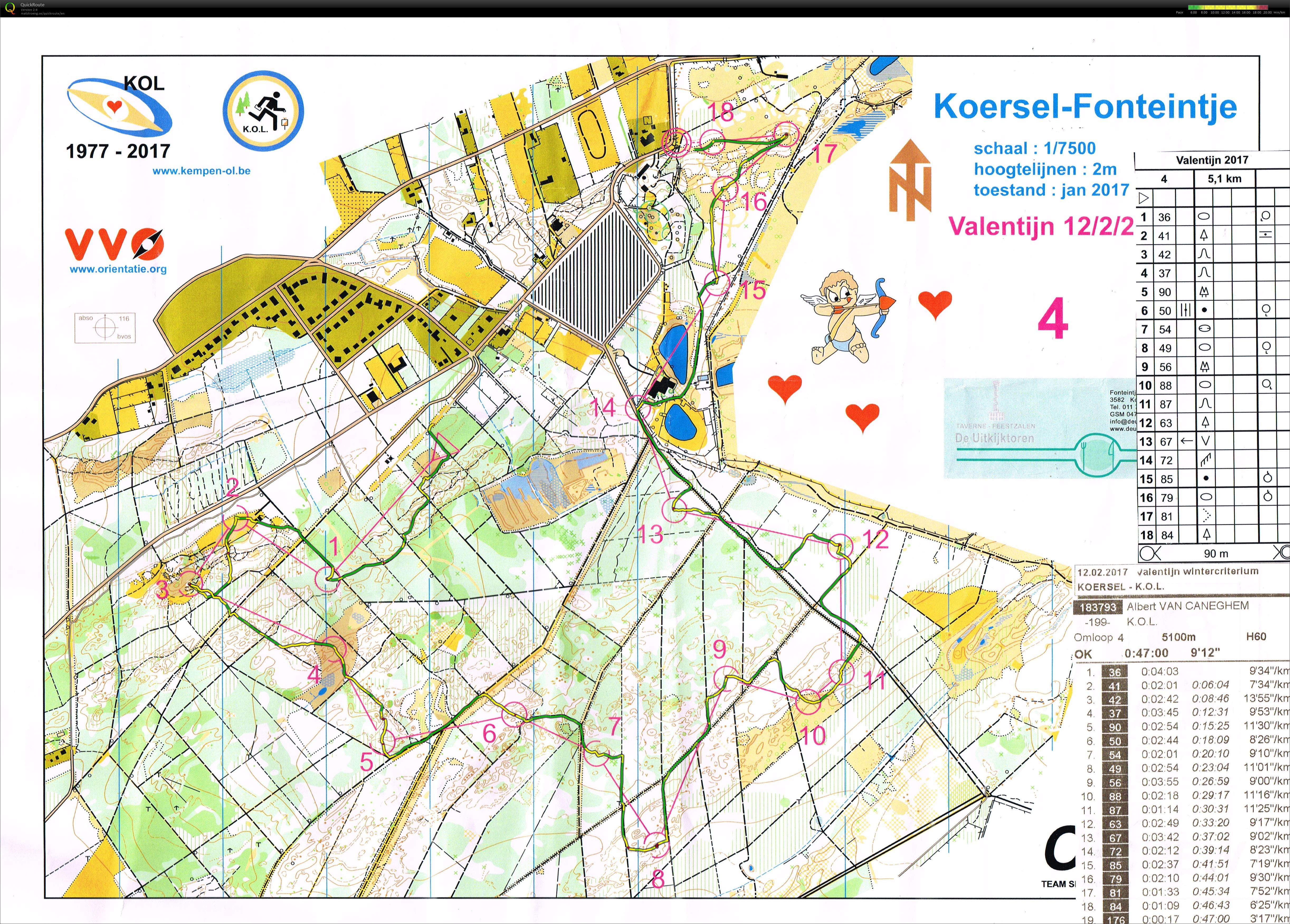 Koersel Fonteinje Valentijnscross (2017-02-12)
