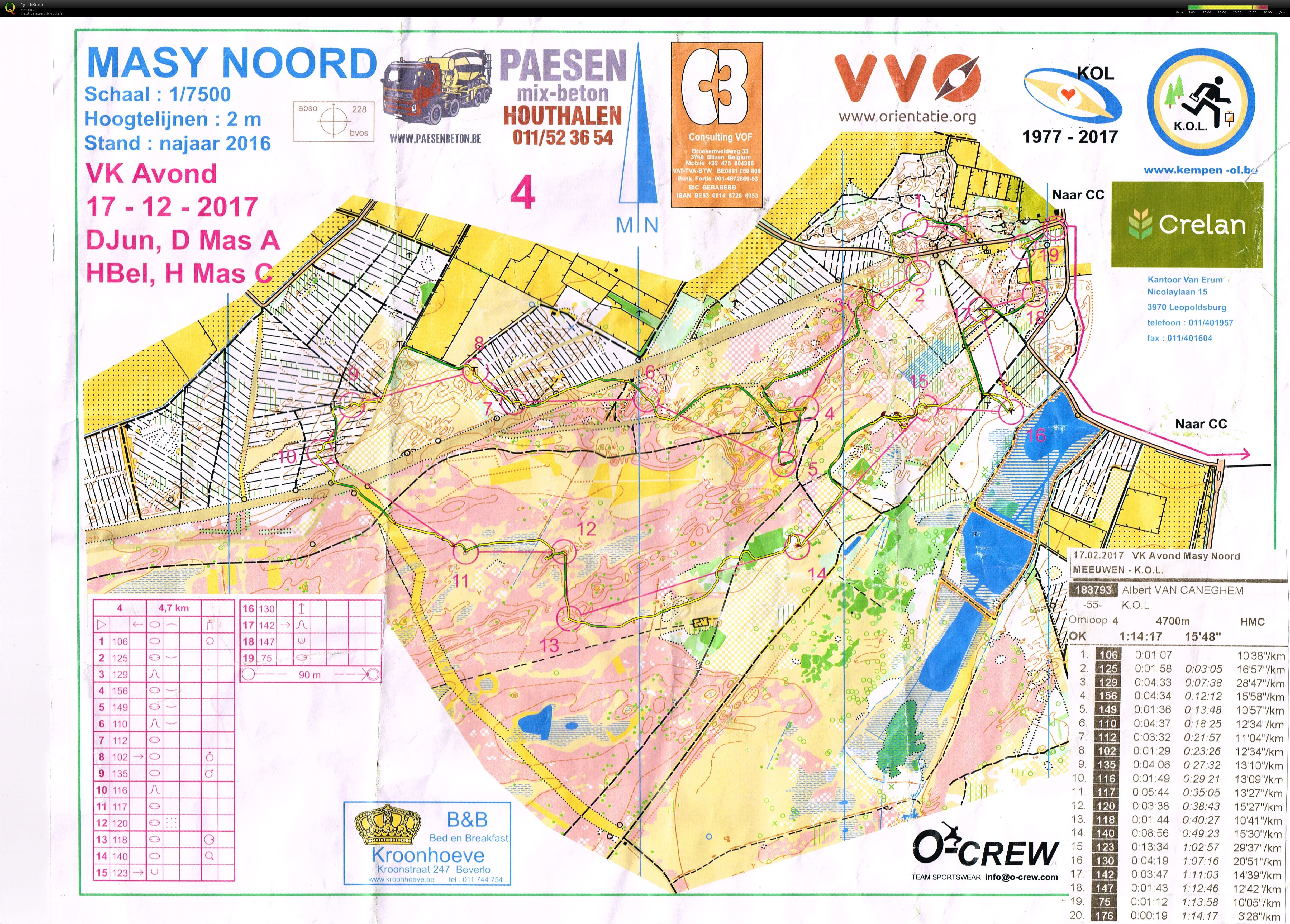 Masy Noord VK Nacht (17-02-2017)