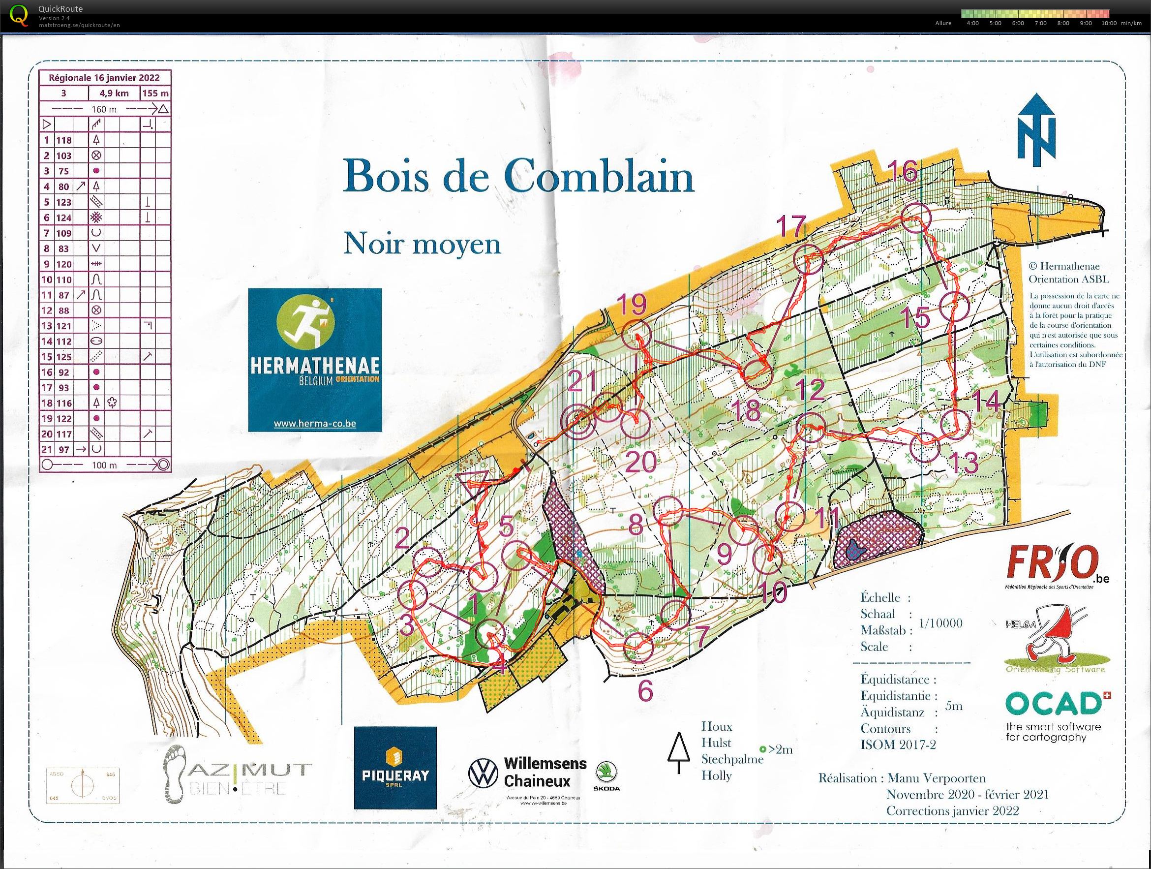 Bois de Comblain (16/01/2022)