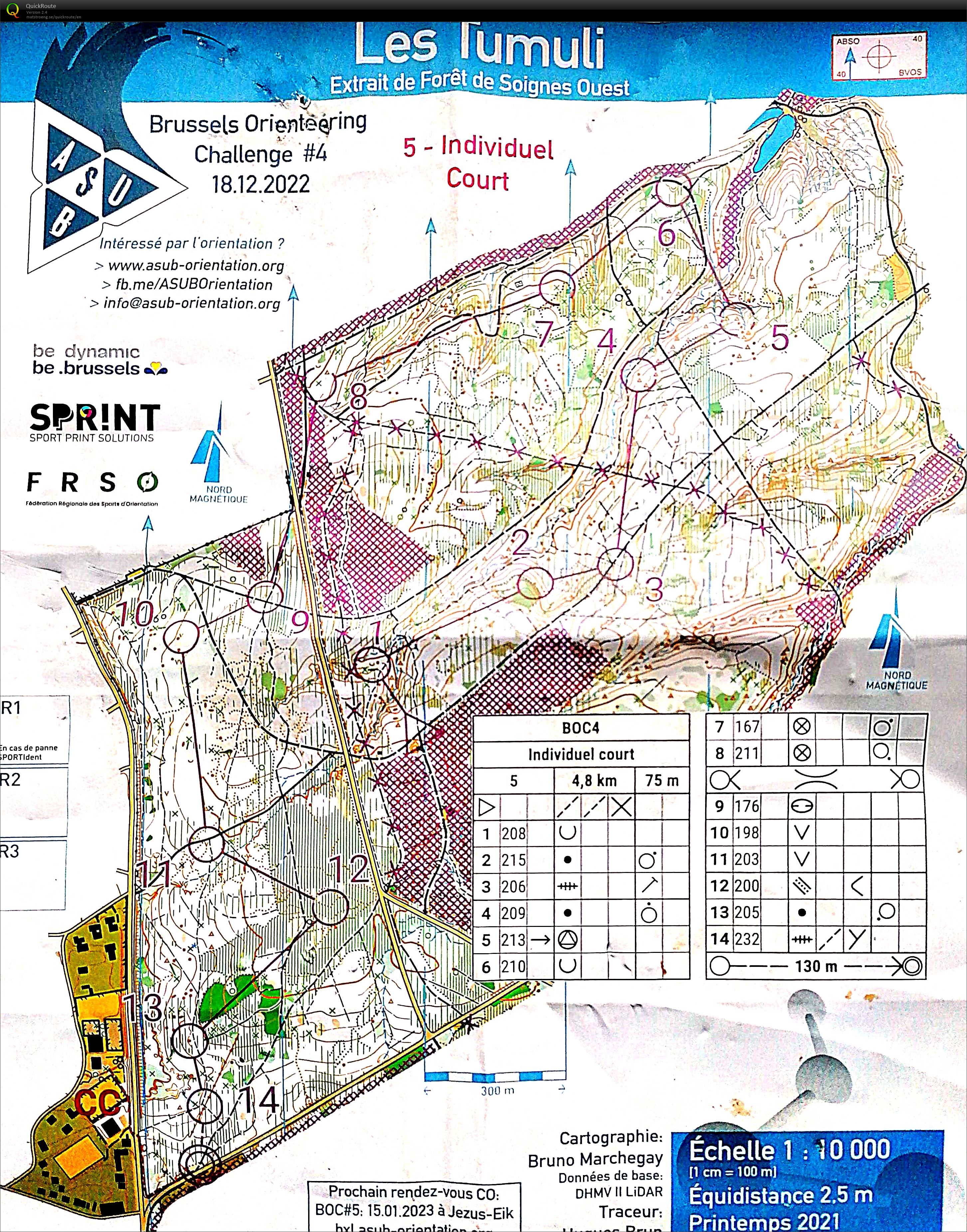 Brussels Orienteering Challenge #4 (18-12-2022)