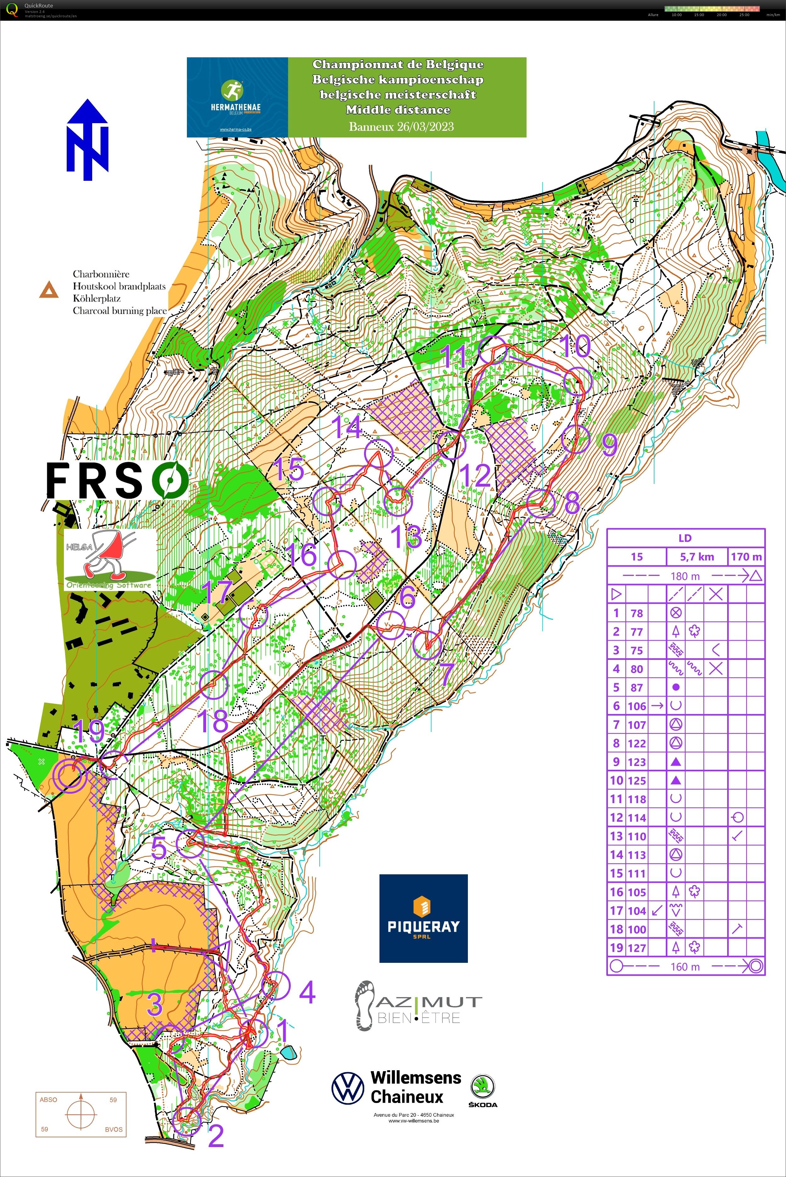 CB Moyenne distance - Parcours LD (26/03/2023)