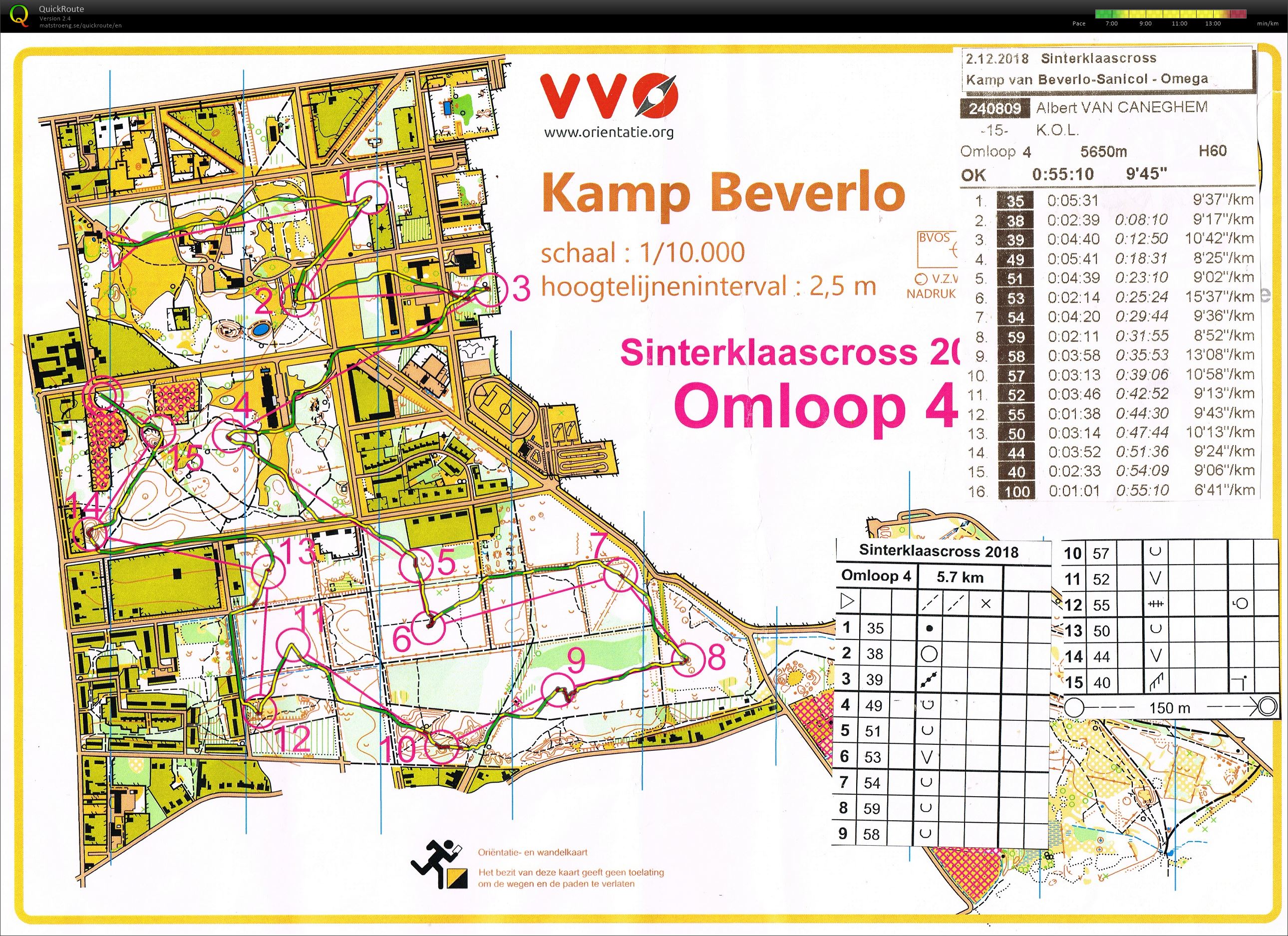 Kamp van Beverlo Sinterklaas cross (02/12/2018)