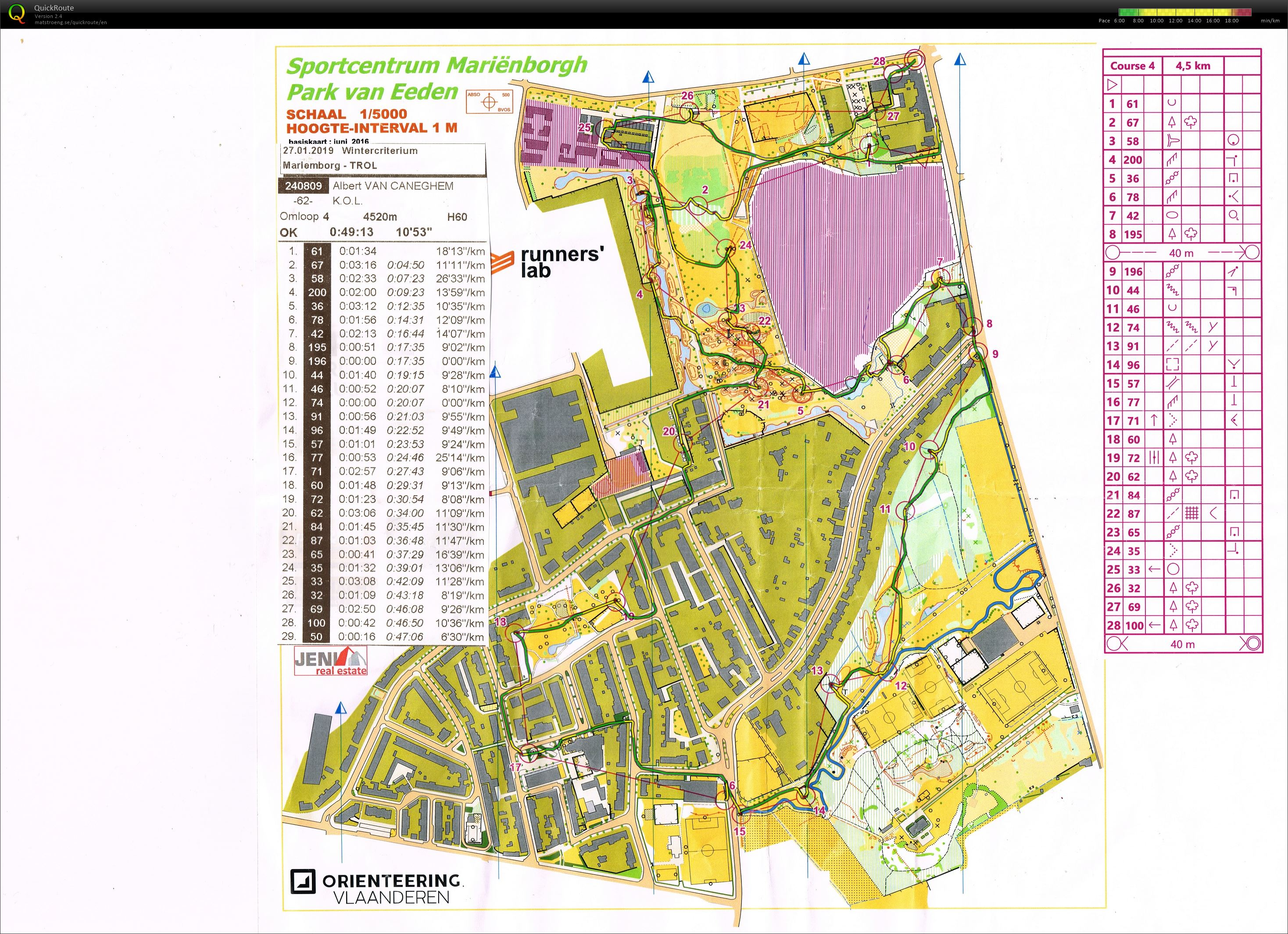 Marienborgh Sportcentrum - Park van Eeden (2019-01-27)